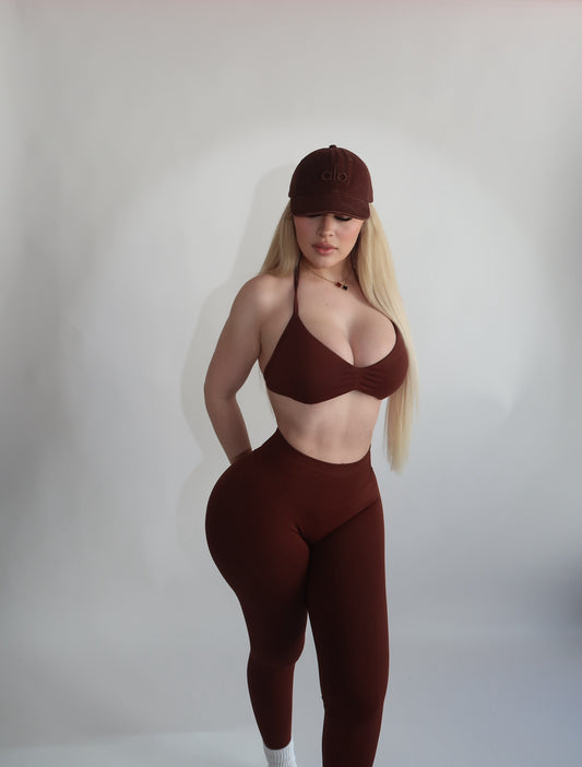 Essential scrunch -  Brown