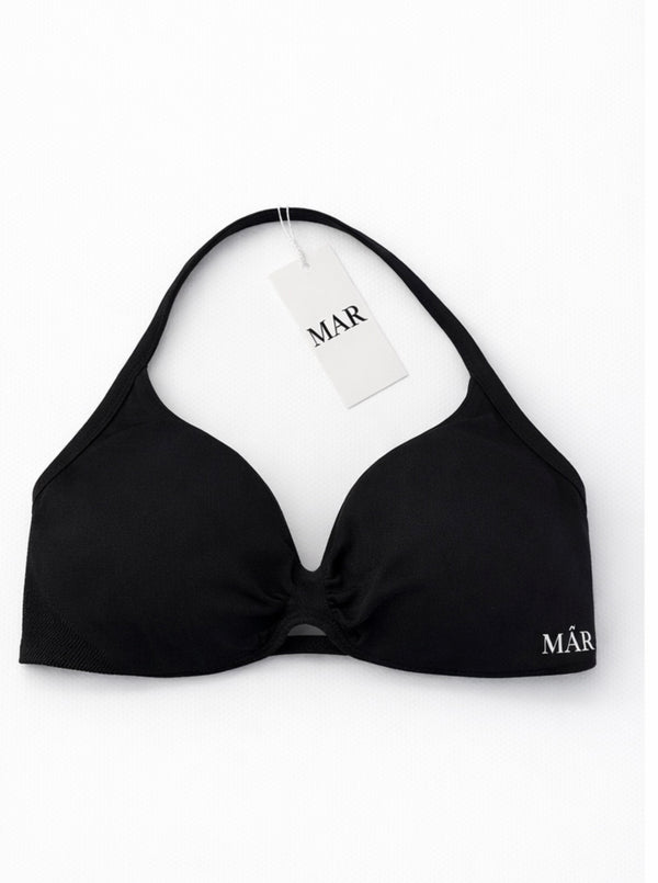The halter bra - Black